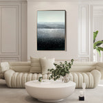 Abstract 1990 Canvas Art 18" x 24" / 45 x 60 cm / Black