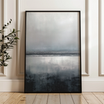 Abstract 1991 Canvas Art 18" x 24" / 45 x 60 cm / Black