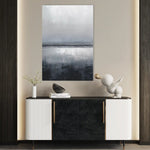Abstract 1991 Canvas Art 60 x 40 cm / Black