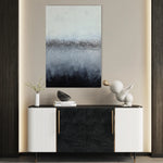 Abstract 1992 Canvas Art 18" x 24" / 45 x 60 cm / Black
