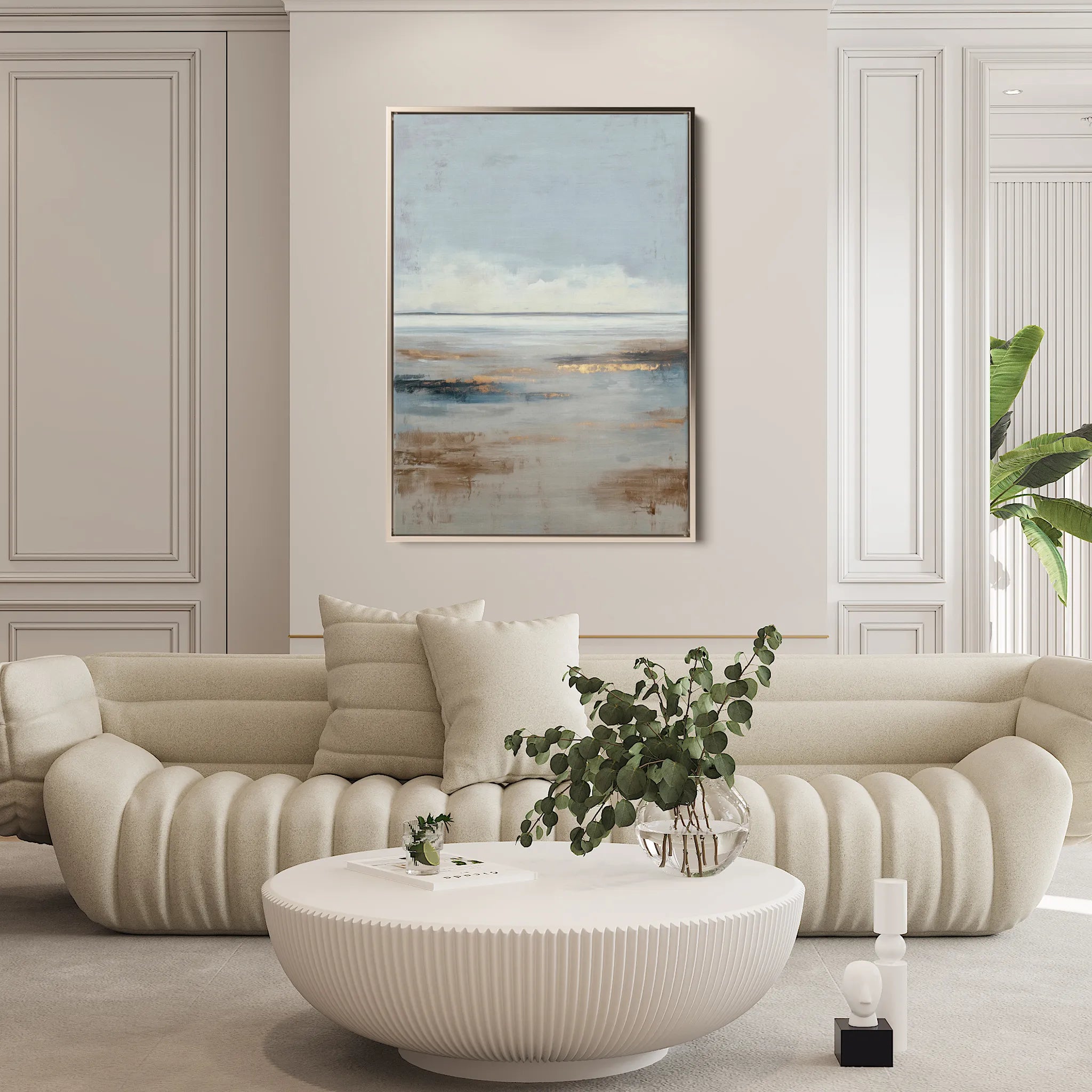 Abstract 1994 Canvas Art 18" x 24" / 45 x 60 cm / Black