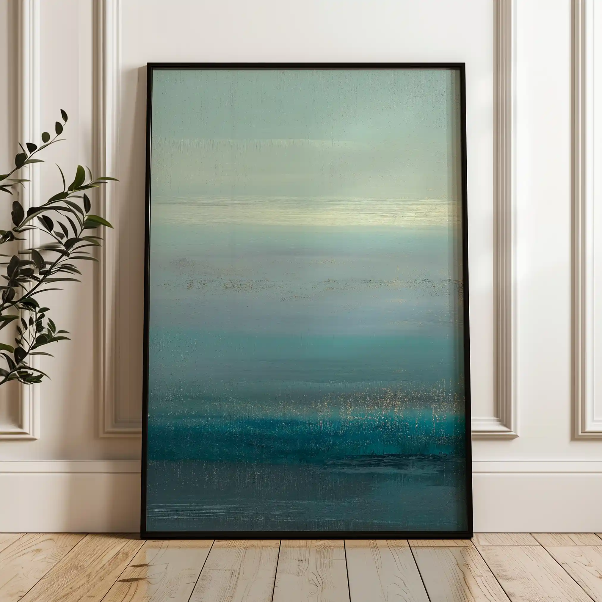 Abstract 1996 Canvas Art 60 x 40 cm / Black