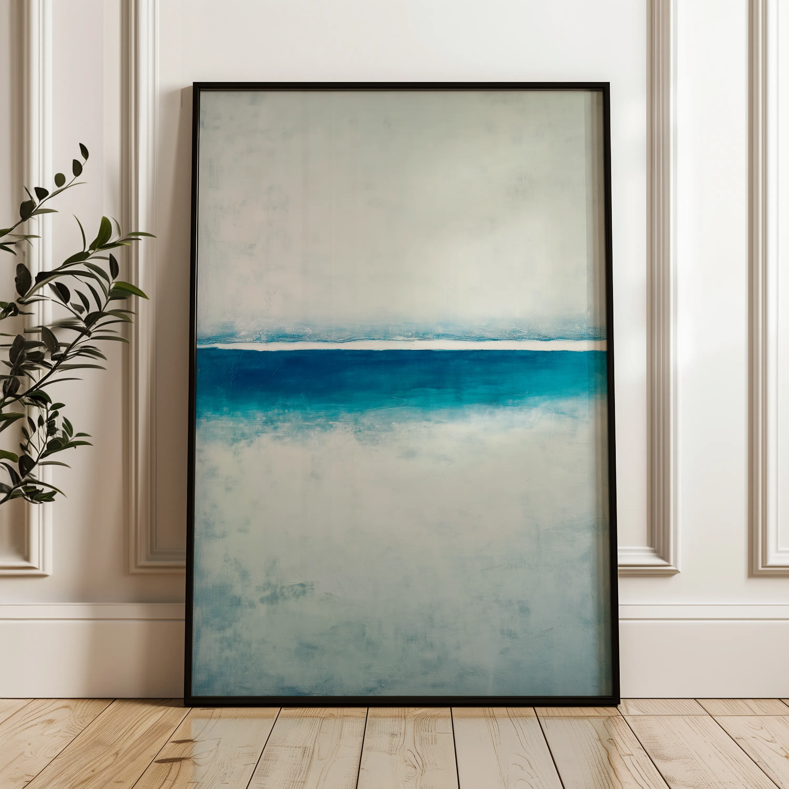 Abstract 1997 Canvas Art 18" x 24" / 45 x 60 cm / Black