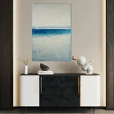 Abstract 1997 Canvas Art 18" x 24" / 45 x 60 cm / Black