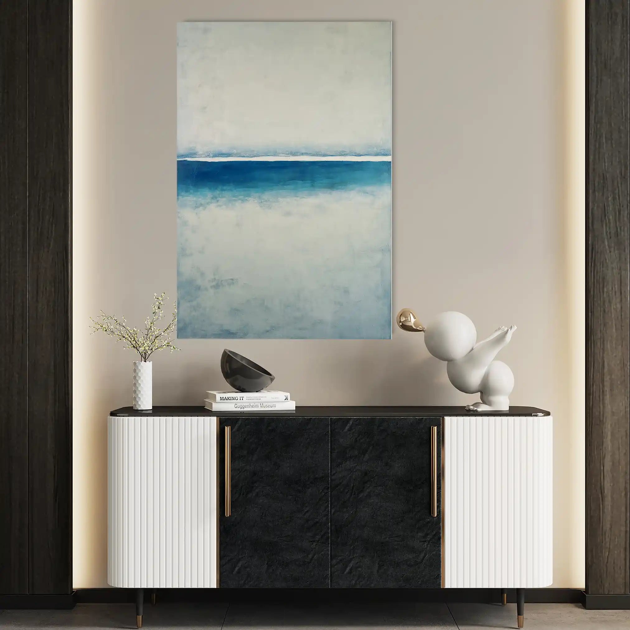 Abstract 1997 Canvas Art 60 x 40 cm / Black