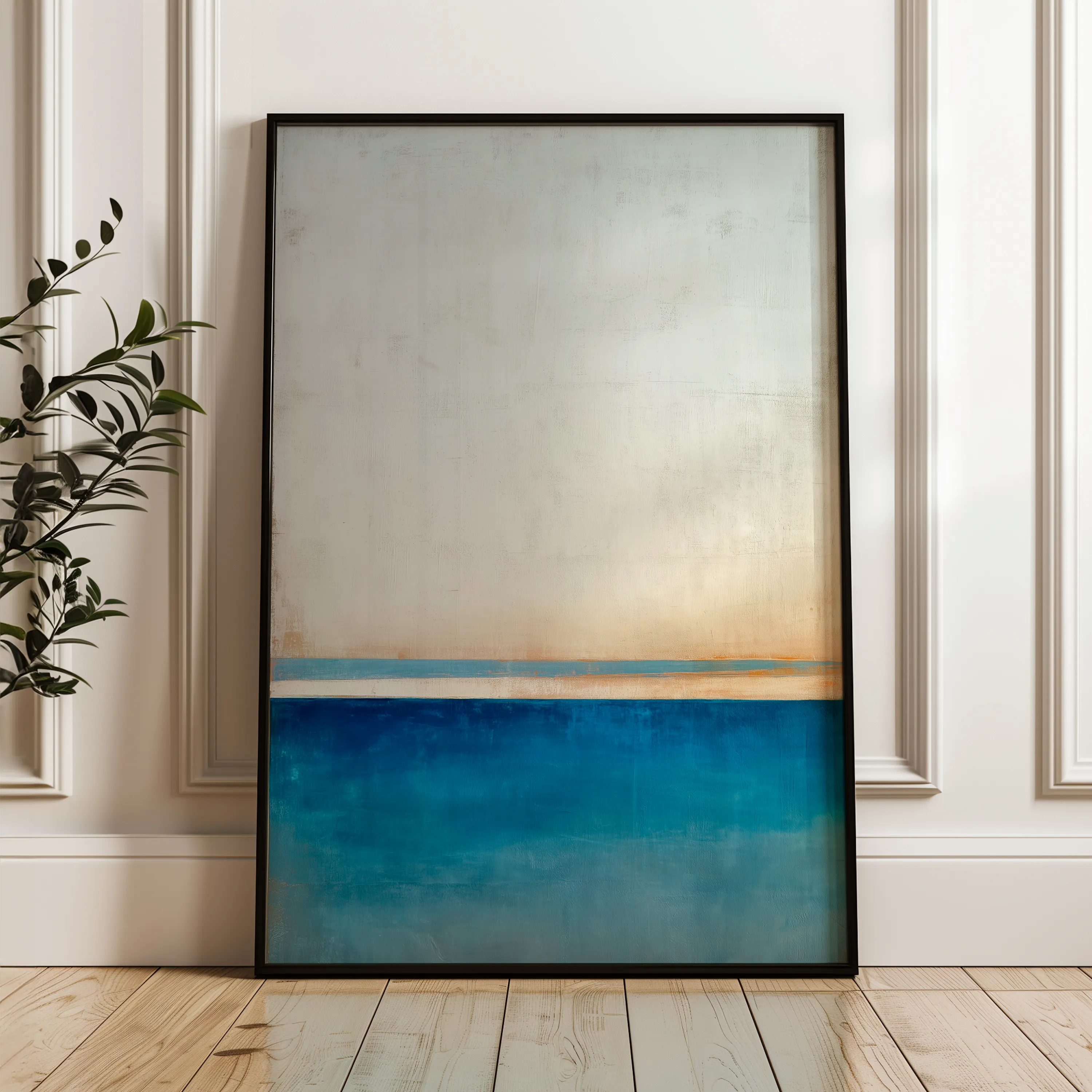 Abstract 1998 Canvas Art 18" x 24" / 45 x 60 cm / Black