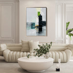 Abstract 1999 Canvas Art 18" x 24" / 45 x 60 cm / Black