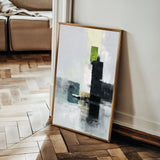 Abstract 1999 Canvas Art 18" x 24" / 45 x 60 cm / Black