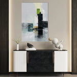 Abstract 1999 Canvas Art 18" x 24" / 45 x 60 cm / Black