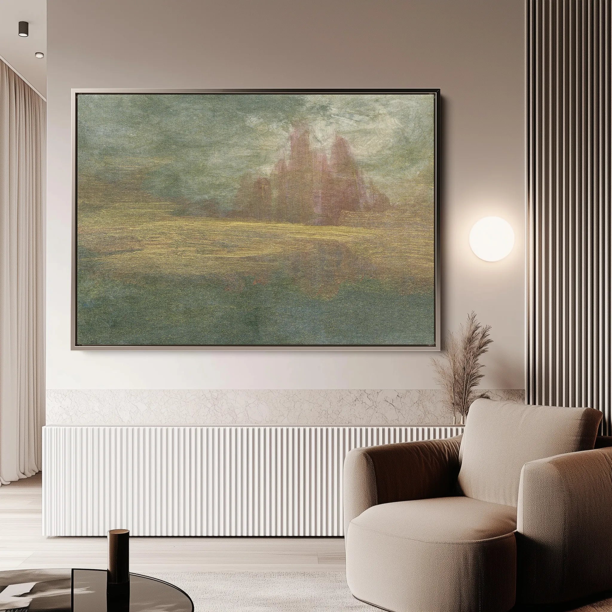 Abstract 200 Canvas Art 18" x 24" / 45 x 60 cm / Black