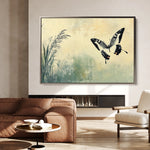 Animals 200 Canvas Art 18" x 24" / 45 x 60 cm / Black