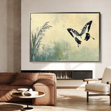 Animals 200 Canvas Art 18" x 24" / 45 x 60 cm / Black