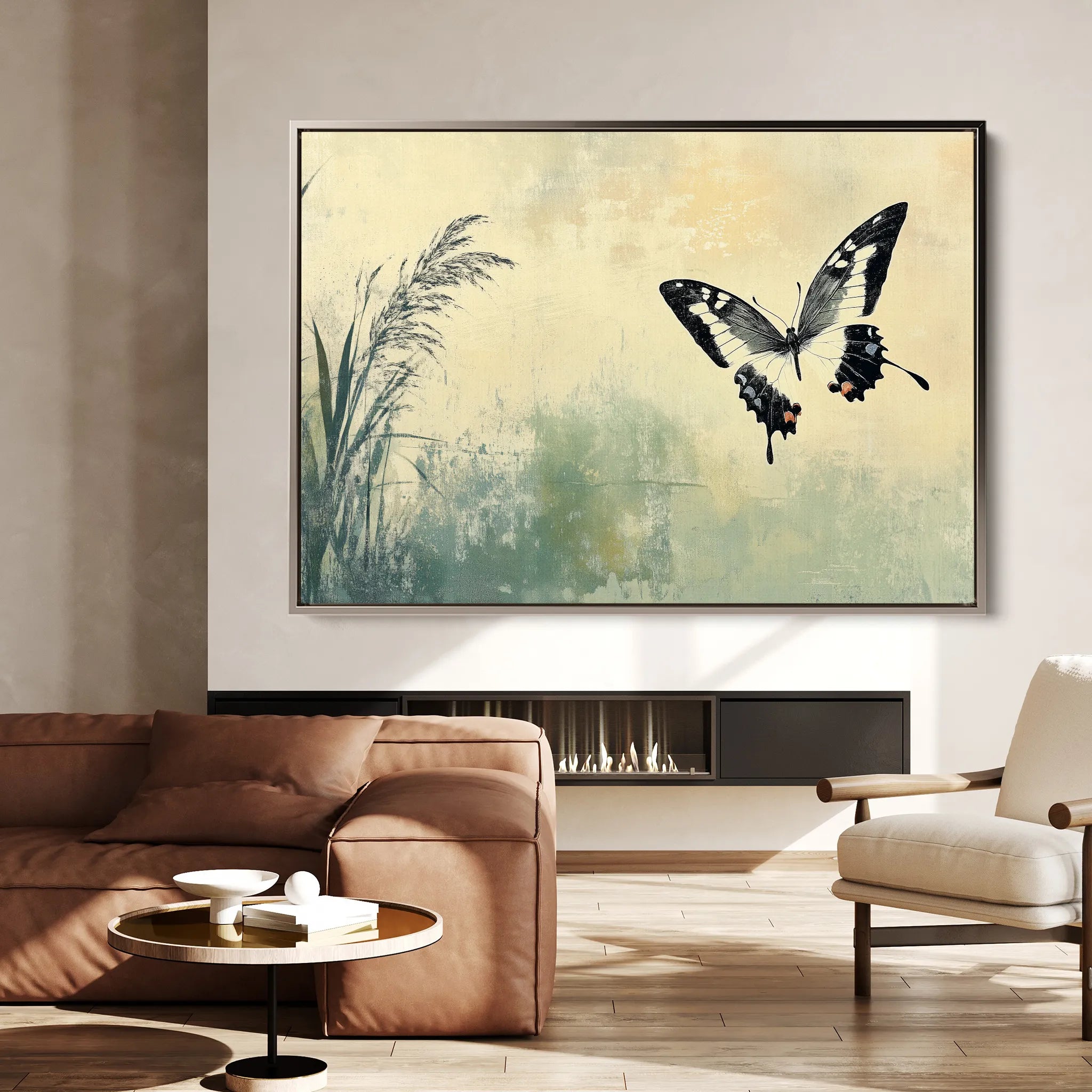 Animals 200 Canvas Art 18" x 24" / 45 x 60 cm / Black