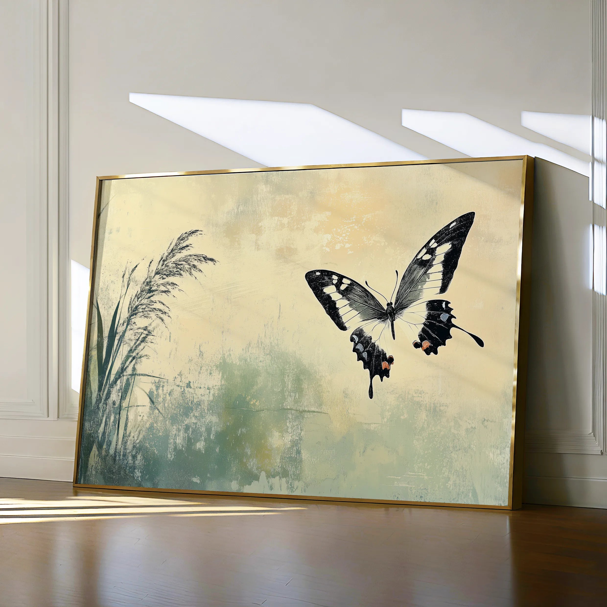 Animals 200 Canvas Art 18" x 24" / 45 x 60 cm / Black