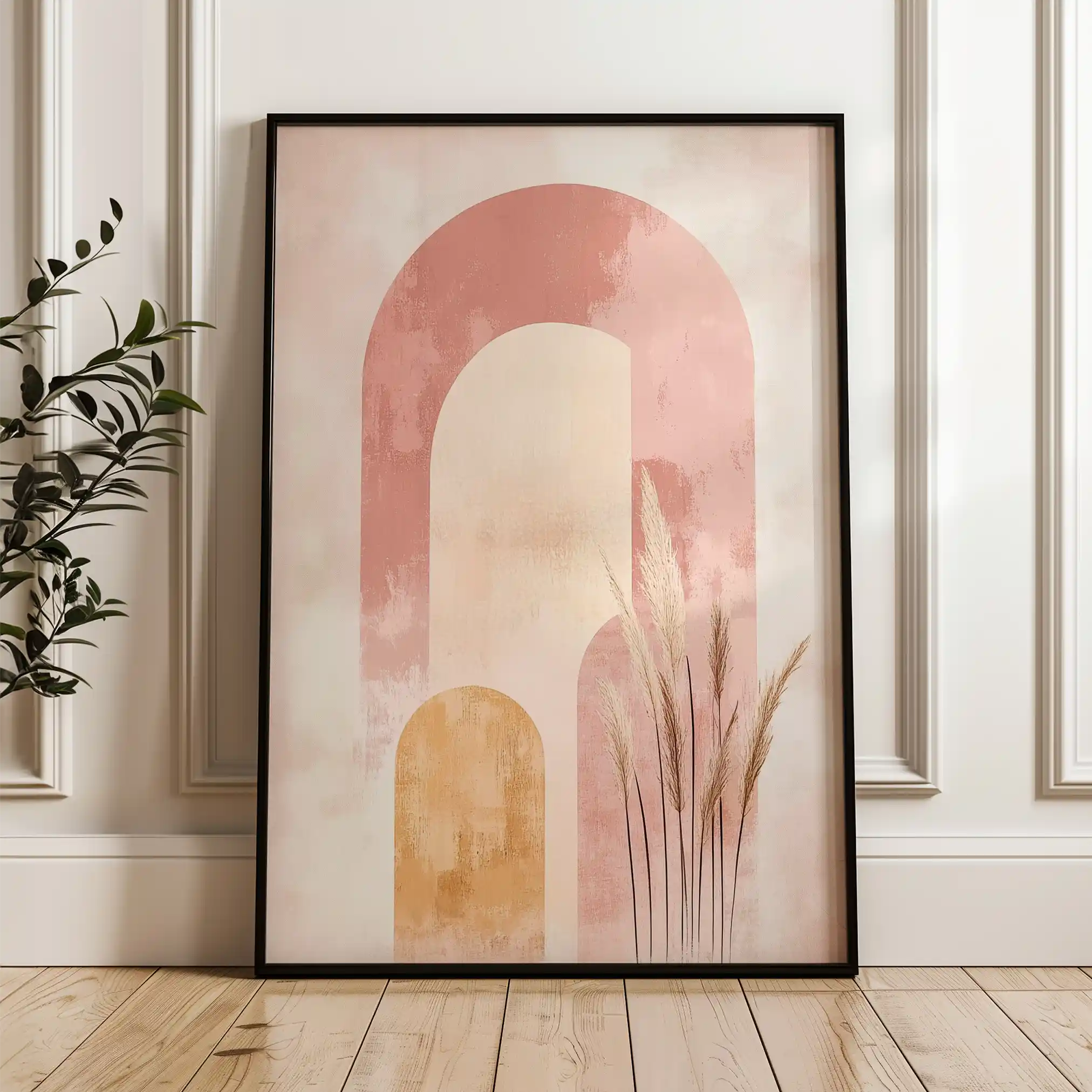 Boho 200 Canvas Art 60 x 40 cm / Black