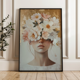 Portrait 200 Canvas Art 18" x 24" / 45 x 60 cm / Black