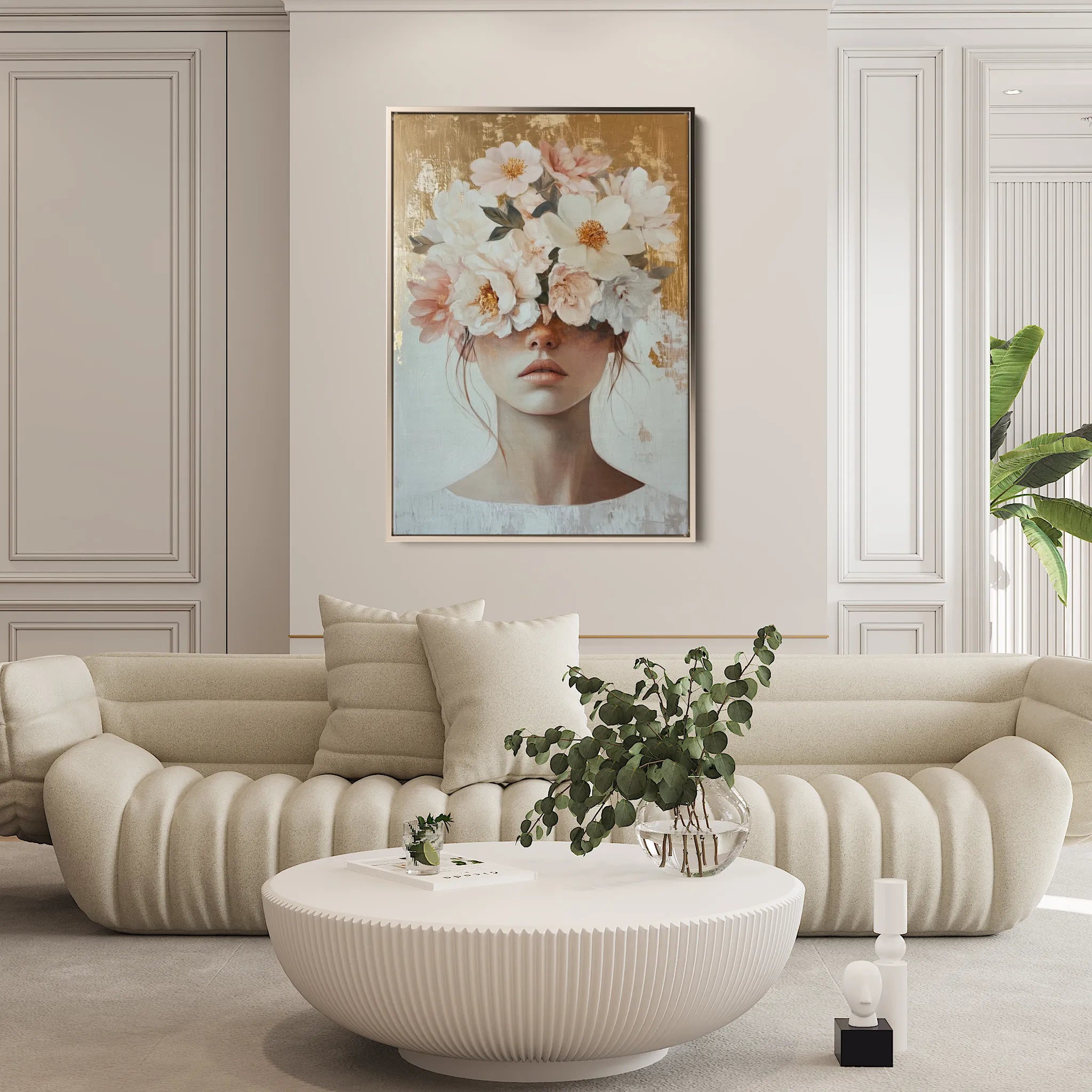 Portrait 200 Canvas Art 18" x 24" / 45 x 60 cm / Black