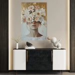Portrait 200 Canvas Art 18" x 24" / 45 x 60 cm / Black