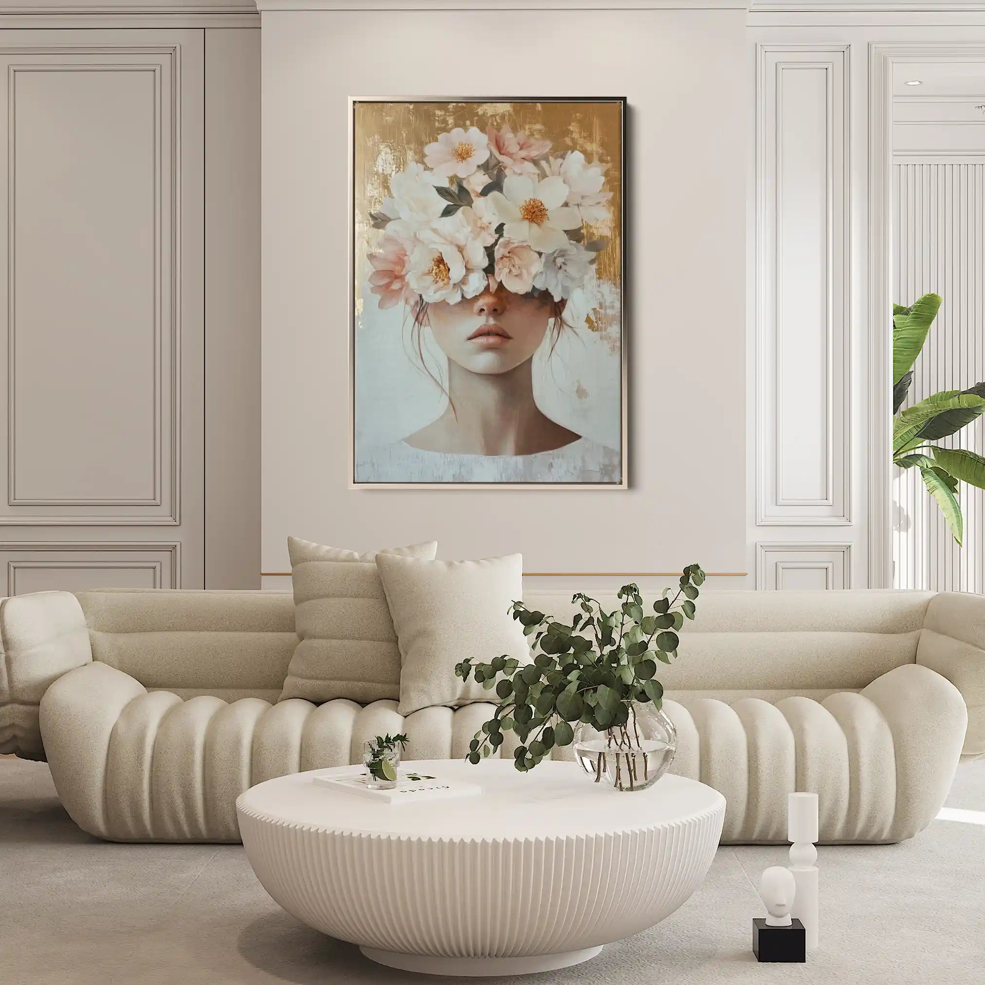 Portrait 200 Canvas Art 60 x 40 cm / Black