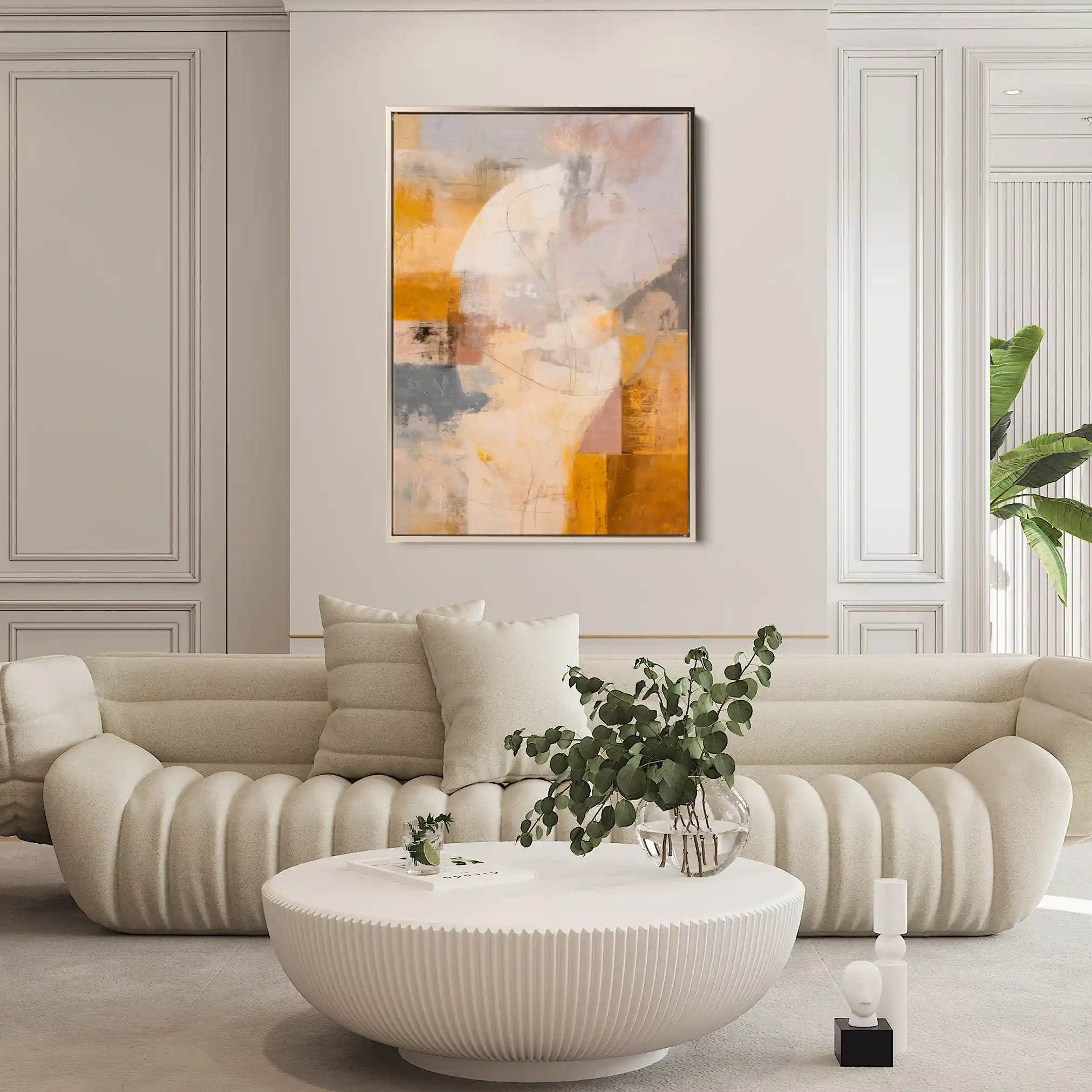 Abstract 2001 Canvas Art 18" x 24" / 45 x 60 cm / Black