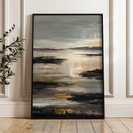 Abstract 2003 Canvas Art 18" x 24" / 45 x 60 cm / Black