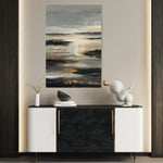 Abstract 2003 Canvas Art 18" x 24" / 45 x 60 cm / Black