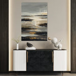 Abstract 2003 Canvas Art 60 x 40 cm / Black
