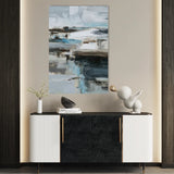Abstract 2004 Canvas Art 18" x 24" / 45 x 60 cm / Black