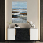 Abstract 2005 Canvas Art 18" x 24" / 45 x 60 cm / Black