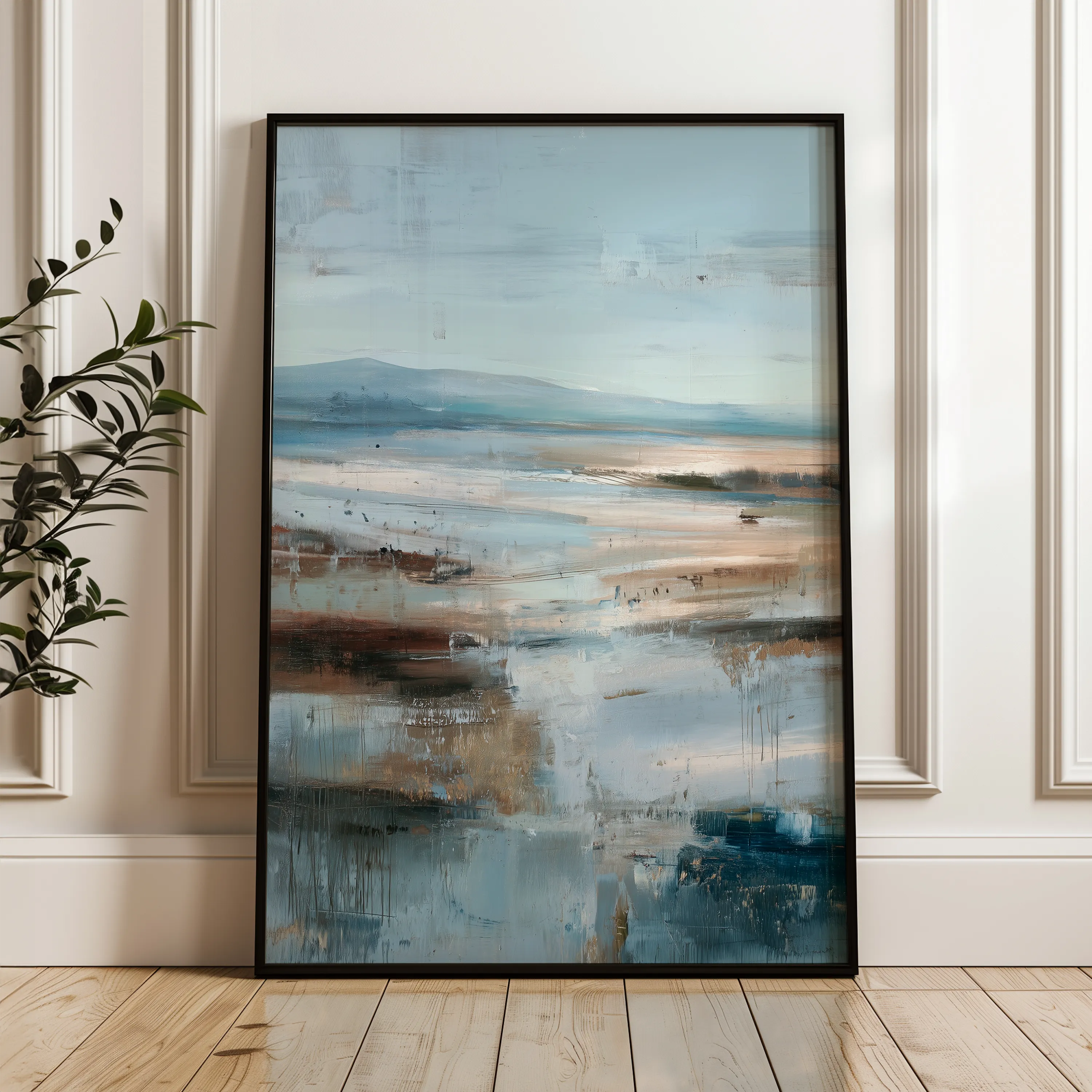 Abstract 2006 Canvas Art 18" x 24" / 45 x 60 cm / Black