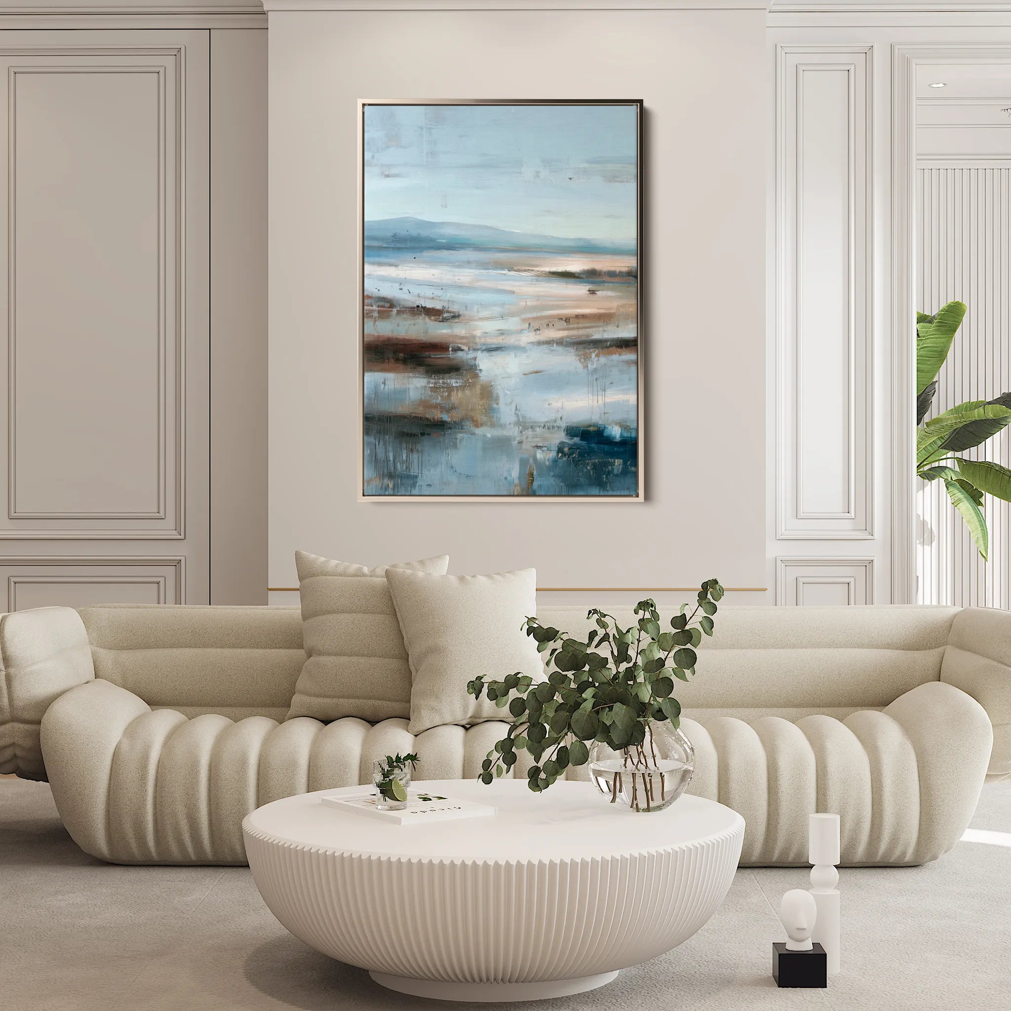 Abstract 2006 Canvas Art 18" x 24" / 45 x 60 cm / Black