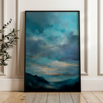 Abstract 2007 Canvas Art 18" x 24" / 45 x 60 cm / Black