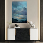 Abstract 2007 Canvas Art 18" x 24" / 45 x 60 cm / Black