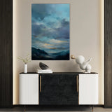 Abstract 2007 Canvas Art 18" x 24" / 45 x 60 cm / Black