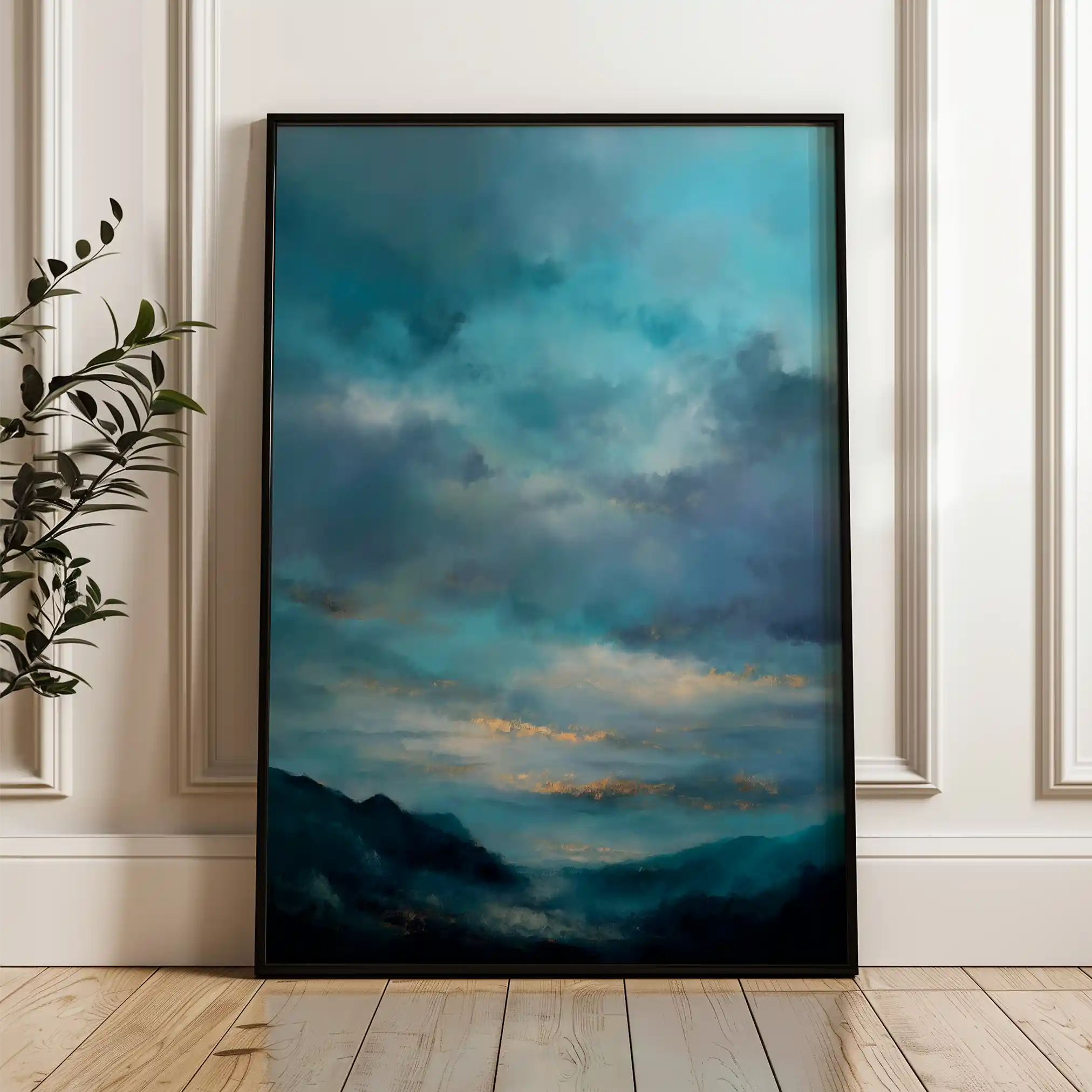 Abstract 2007 Canvas Art 60 x 40 cm / Black