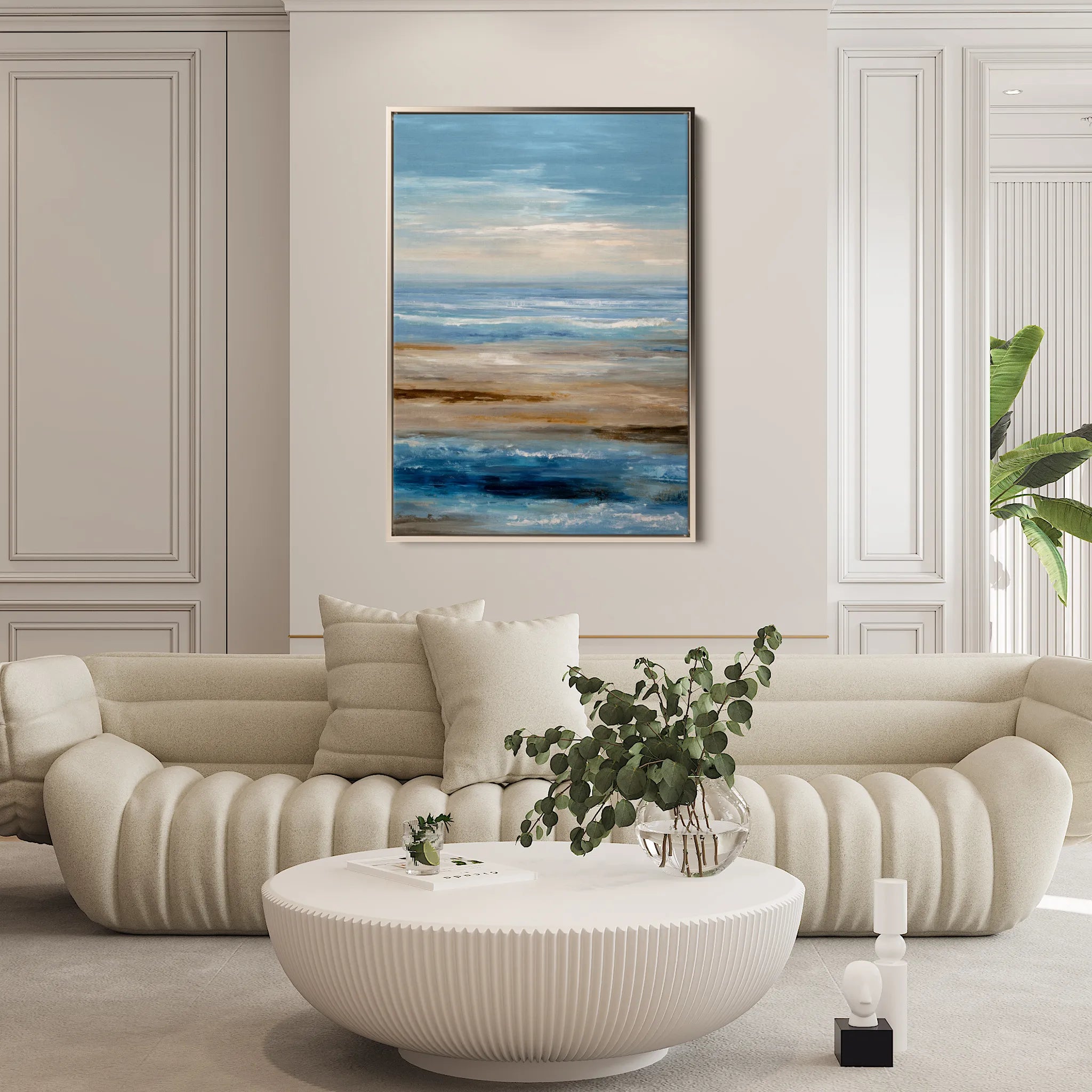 Abstract 2008 Canvas Art 18" x 24" / 45 x 60 cm / Black