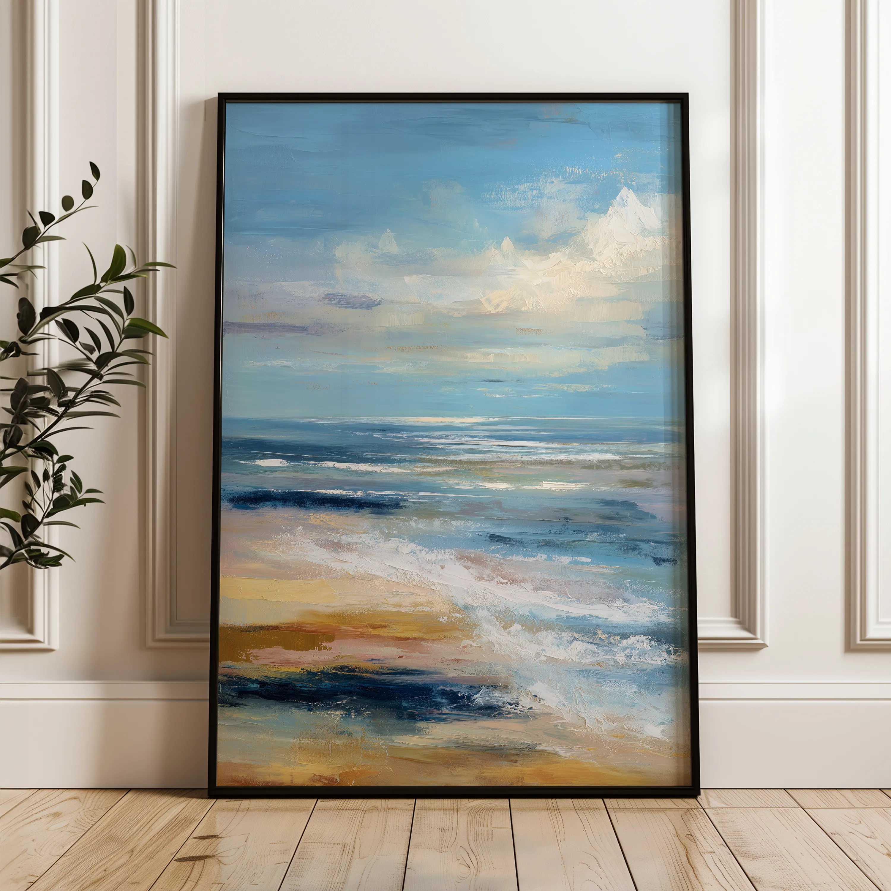 Abstract 2009 Canvas Art 18" x 24" / 45 x 60 cm / Black