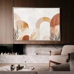 Boho 201 Canvas Art 18" x 24" / 45 x 60 cm / Black