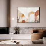Boho 201 Canvas Art 18" x 24" / 45 x 60 cm / Black
