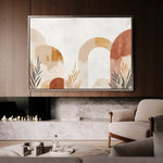 Boho 201 Canvas Art 60 x 40 cm / Black