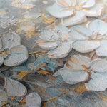 Floral 201 Canvas Art 60 x 40 cm / Black