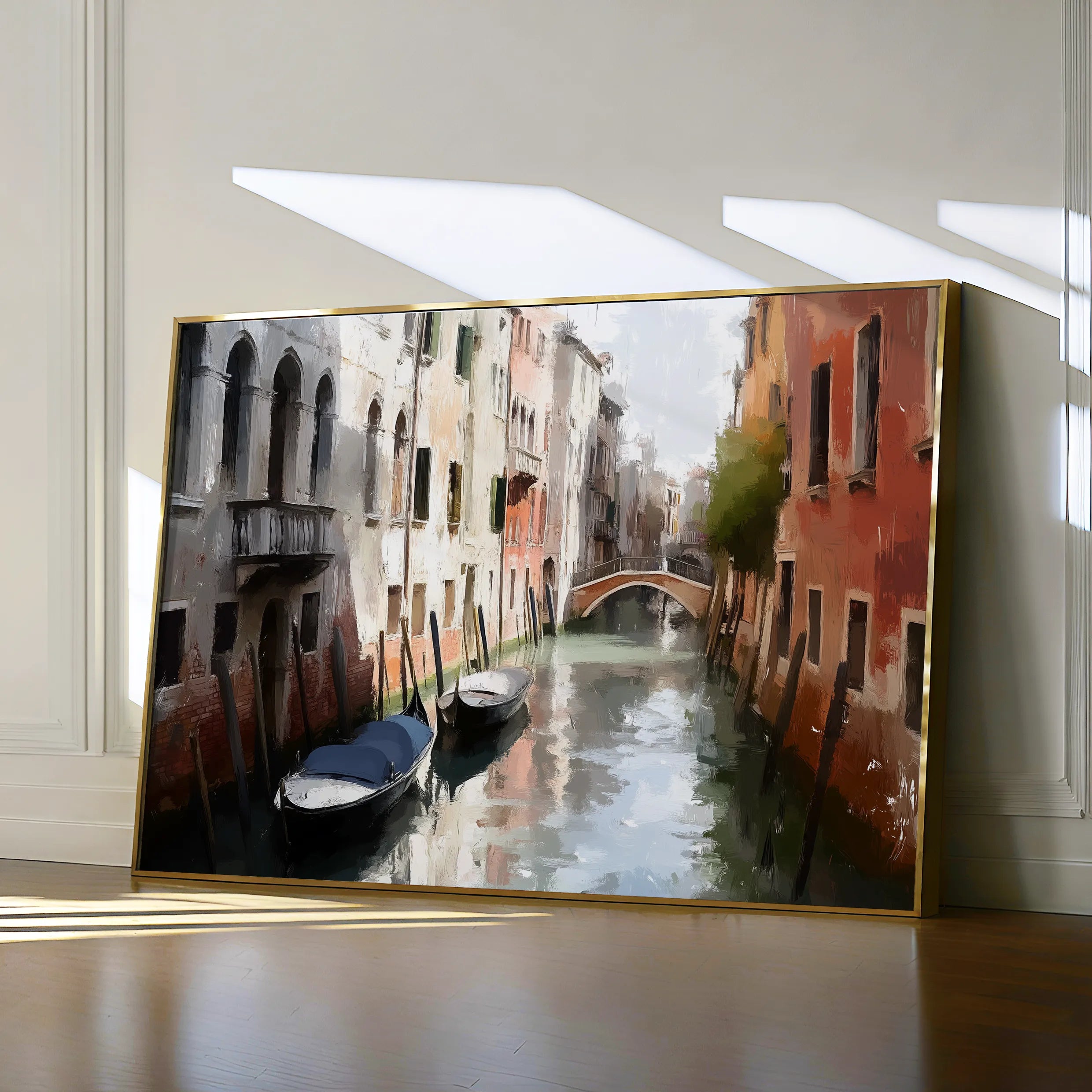 Landscape 201 Canvas Art 18" x 24" / 45 x 60 cm / Black