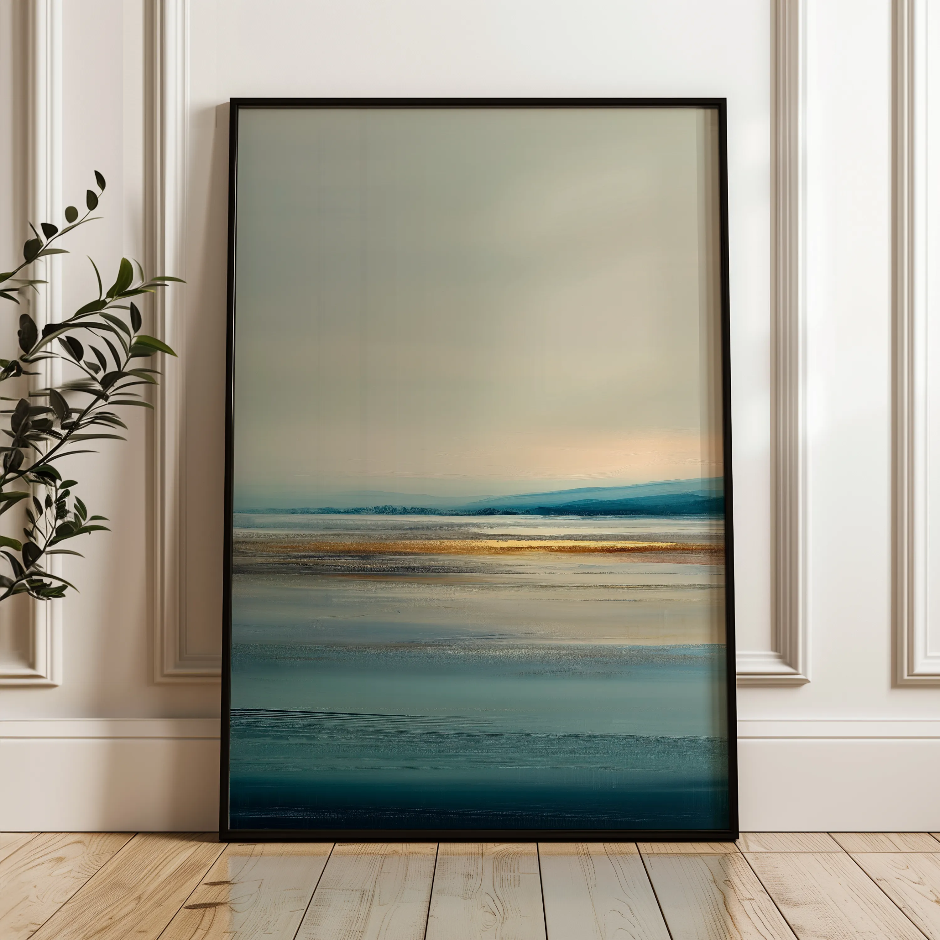 Abstract 2010 Canvas Art 18" x 24" / 45 x 60 cm / Black