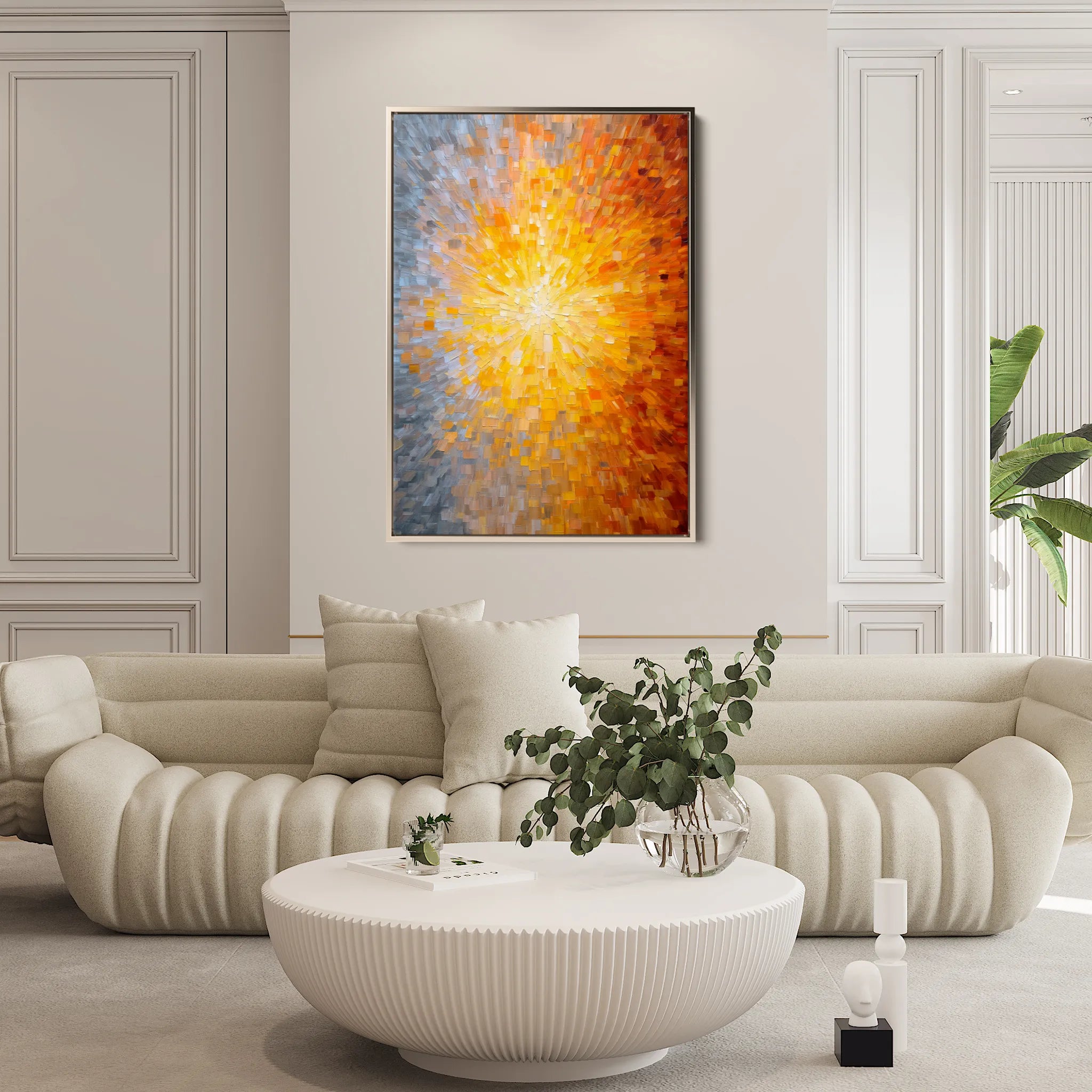Abstract 2013 Canvas Art 18" x 24" / 45 x 60 cm / Black