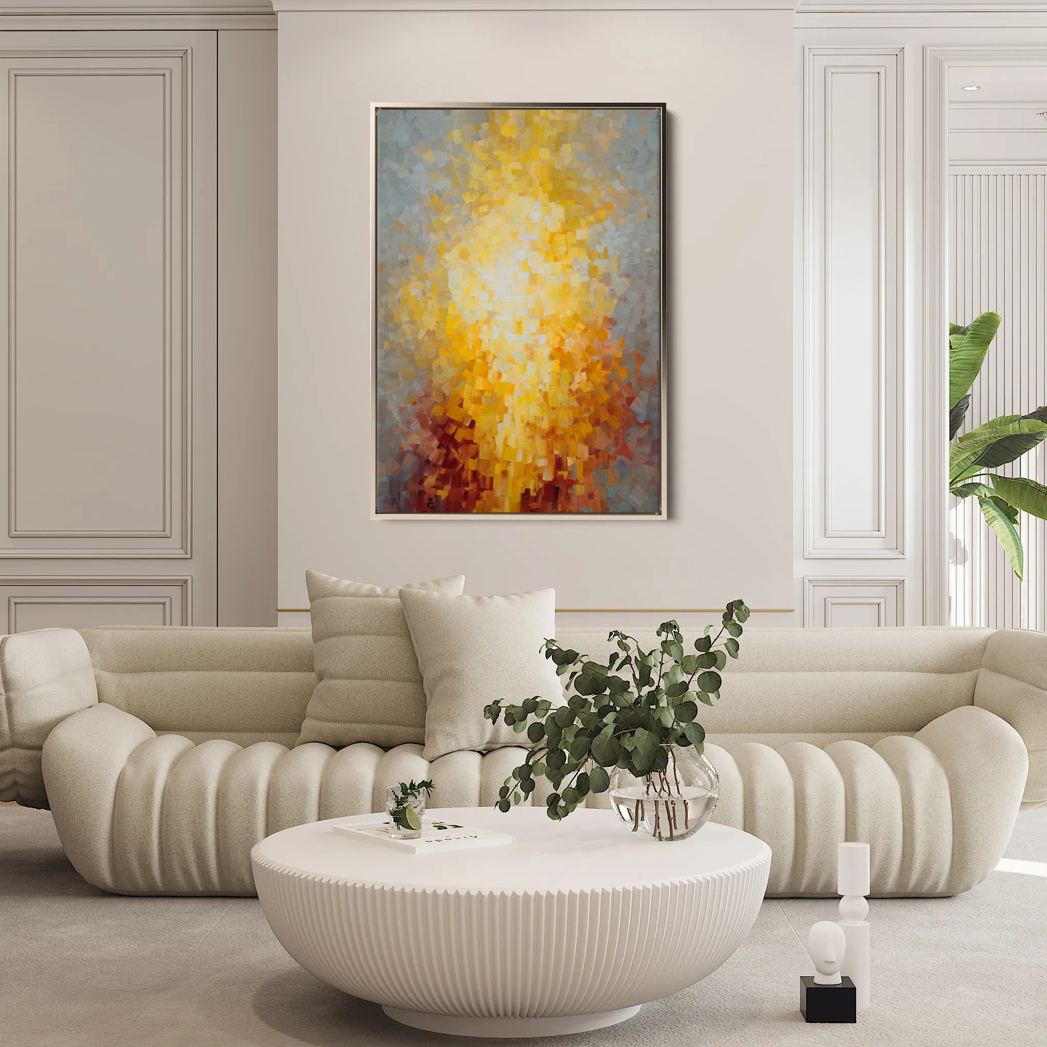 Abstract 2014 Canvas Art 18" x 24" / 45 x 60 cm / Black