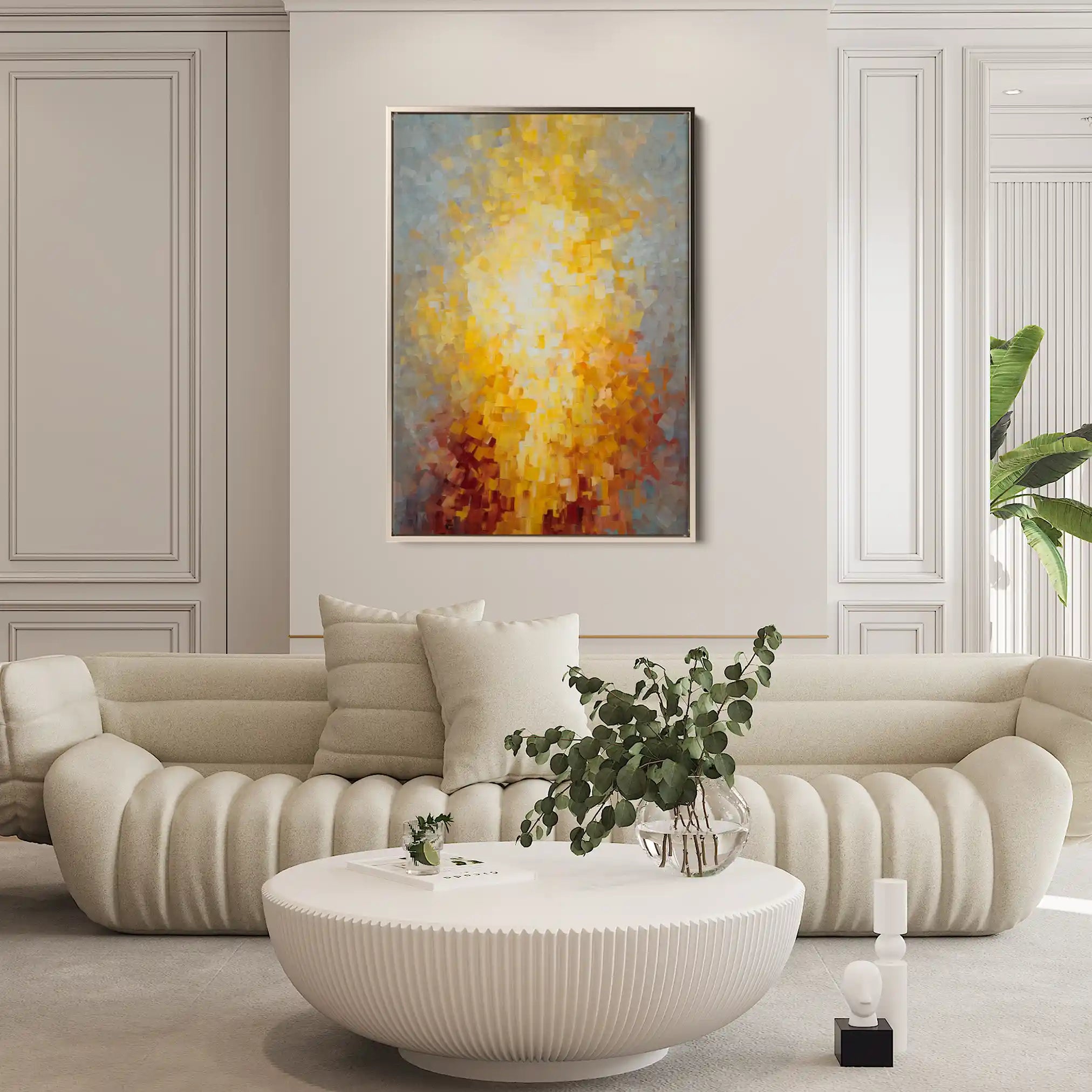 Abstract 2014 Canvas Art 60 x 40 cm / Black
