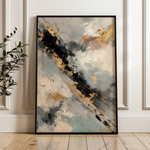 Abstract 2015 Canvas Art 18" x 24" / 45 x 60 cm / Black