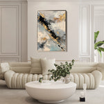 Abstract 2015 Canvas Art 18" x 24" / 45 x 60 cm / Black