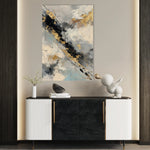 Abstract 2015 Canvas Art 18" x 24" / 45 x 60 cm / Black