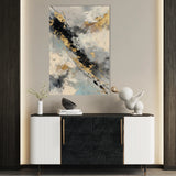 Abstract 2015 Canvas Art 18" x 24" / 45 x 60 cm / Black